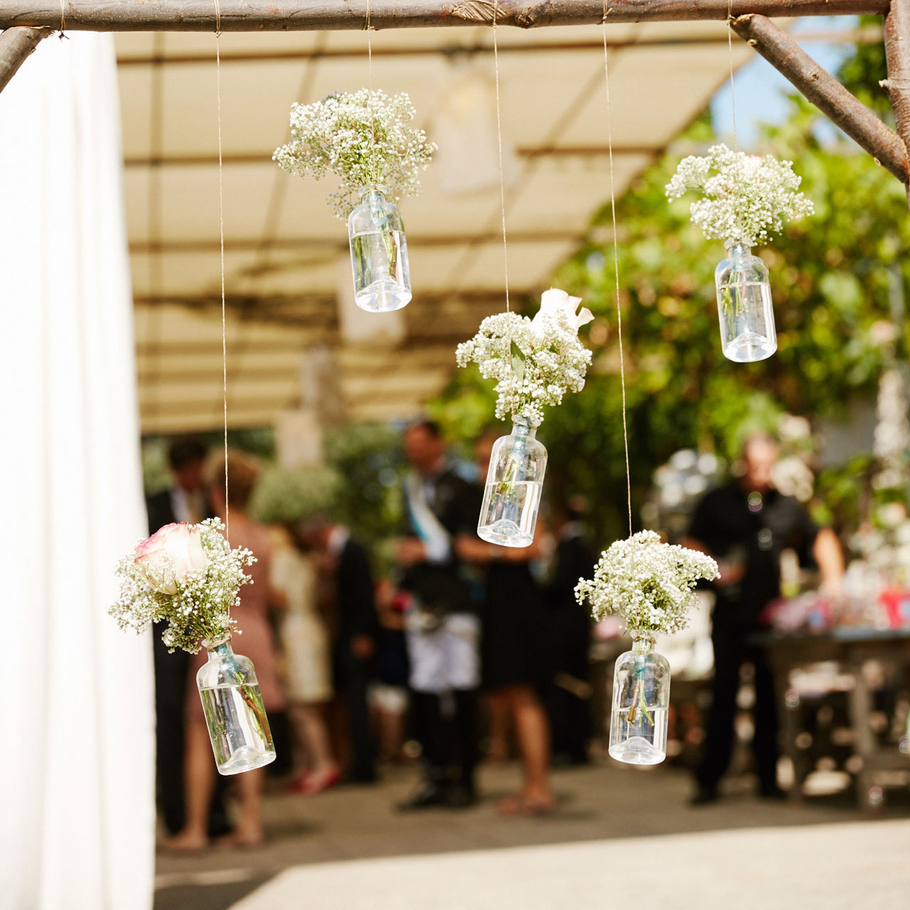 réception pour mariage en provence avec décoration